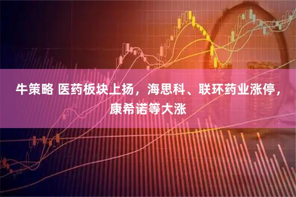 牛策略 医药板块上扬，海思科、联环药业涨停，康希诺等大涨